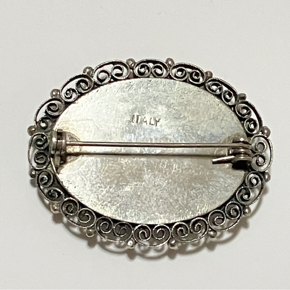 Vintage Micro Mosaic Brooch - Picture 3 of 5